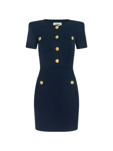 Mała mały sukienka mini L'agence garniturowa niebieska