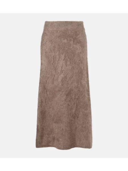Maksi spódnica maxi Lisa Yang z kaszmiru szara