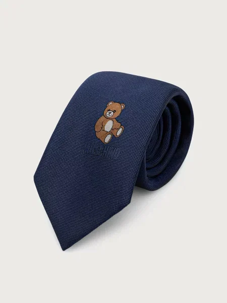 Moschino cravată pentru bărbați de mătase