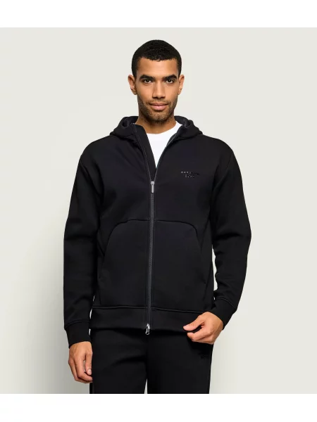 BOSS GREEN Hanorac SW_PS FZ HD | Boss x Porsche | Relaxed fit negru