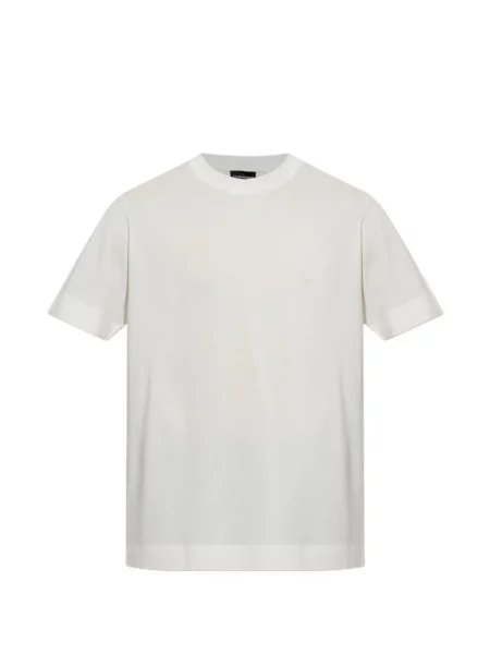 Tricou Emporio Armani cu autograf alb