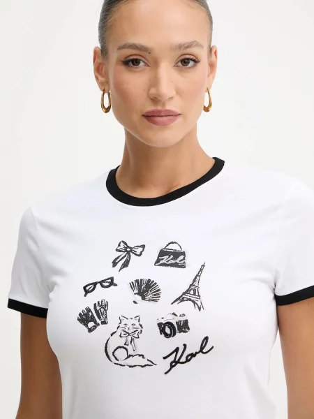 Футболка Karl Lagerfeld белая