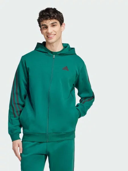 Кофта adidas 3 Stripes зелений
