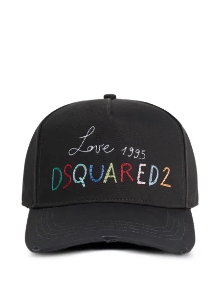 Șapcă Dsquared2 cu autograf negru