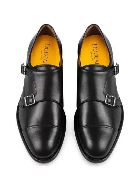 Pantofi monk Doucal's cu cataramă negru