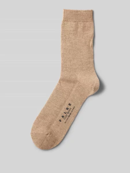 Skarpety z wysokiej jakości mieszanki wełny i kaszmiru model ‘COSY WOOL’ Falke beżowe
