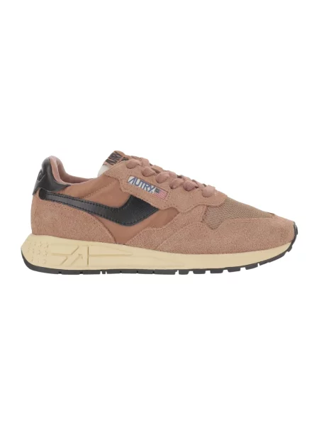 Sneakersy Autry skórzane brązowe