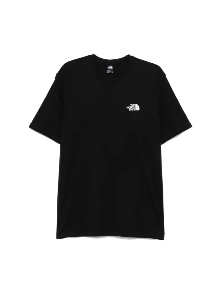 T-shirt z nadrukiem z logo The North Face czarna