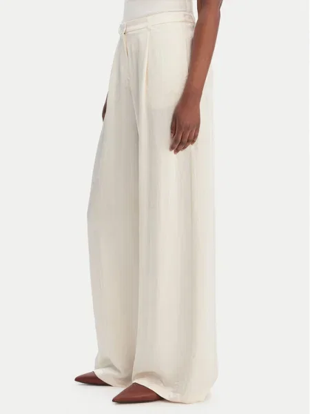 Marella Pantaloni palazzo Formato Écru Wide Leg bej