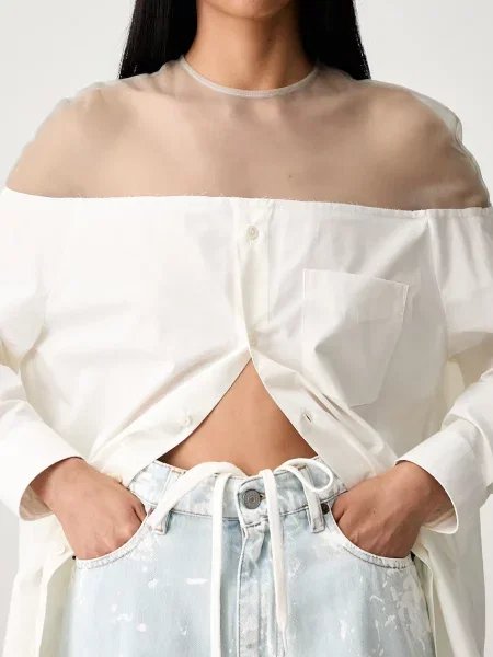 Maison Margiela női blúz fehér