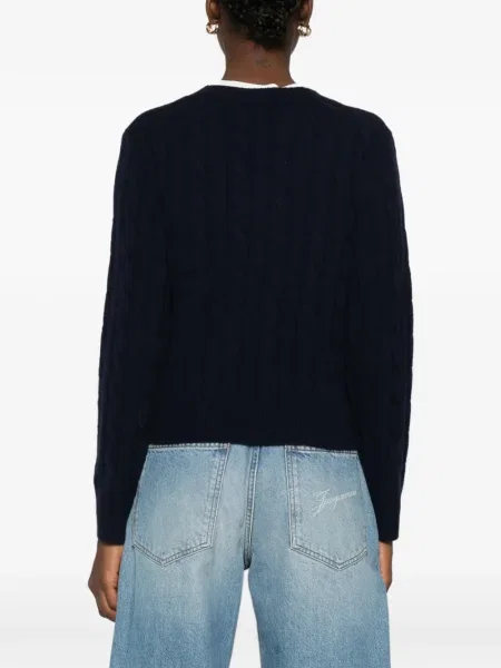 Pulover Sporty & Rich albastru