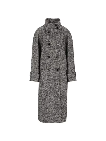 Palton Dolce & Gabbana cu două rânduri de nasturi gri