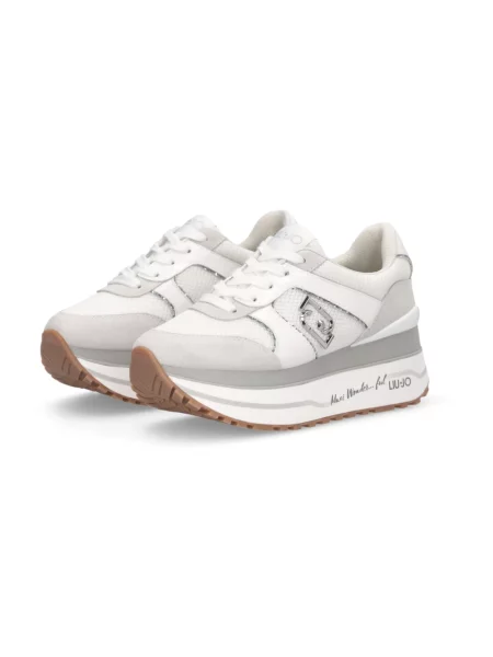 Sneakersy Liu Jo skórzane białe