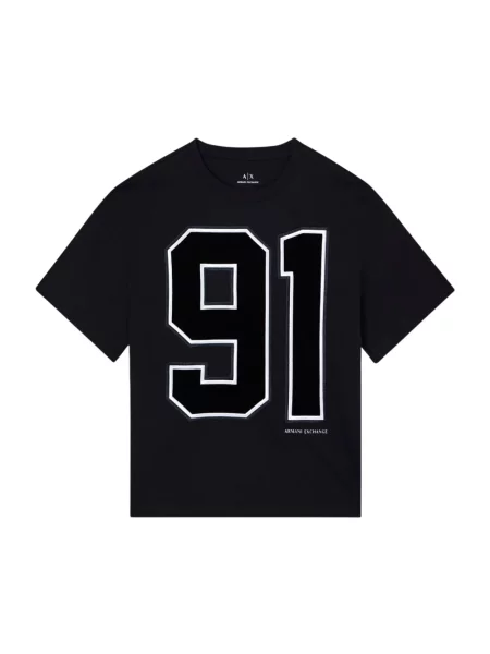 Koszulka Armani Exchange czarna