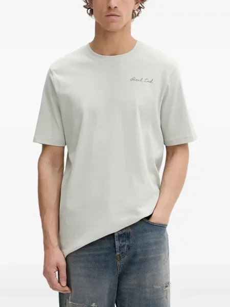 Scurt tricou Diesel cu imagine verde