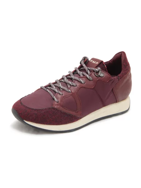 Sneakersy Philippe Model trekkingowe czerwone