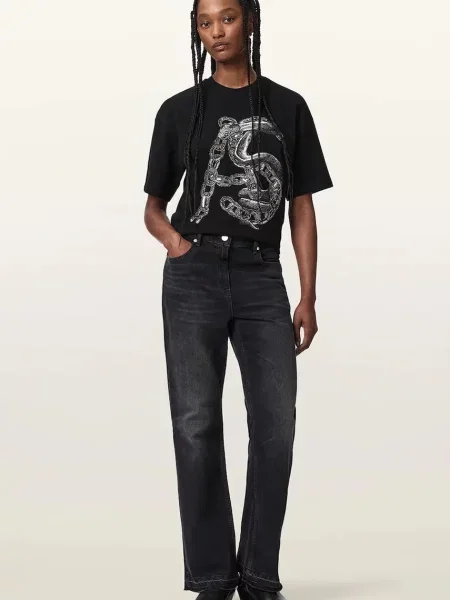 AllSaints tricou pentru femei din LINX ETTA TEE negru
