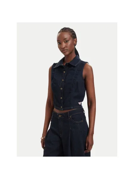 Guess Jeans Жилет Regular Fit cиній