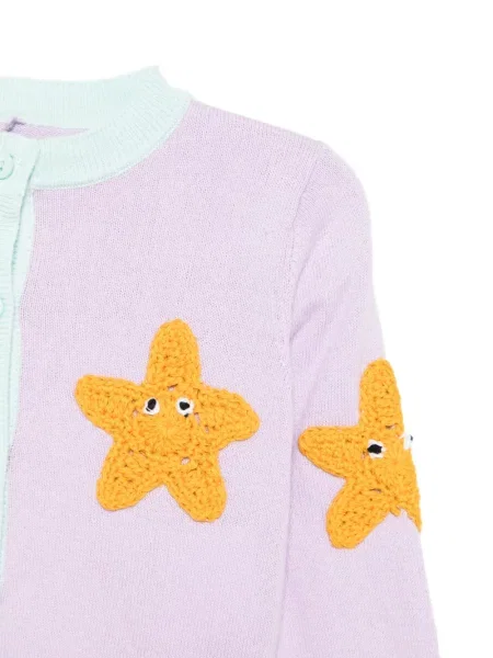 Kardigan dziecięcy Stella Mccartney fioletowy
