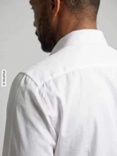 Koszula biznesowa o kroju slim fit z kołnierzykiem typu kent Olymp Level 5 biała