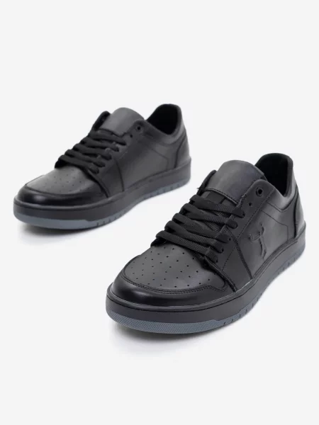 ISSA Plus Кеди низькі без підкладки чорний