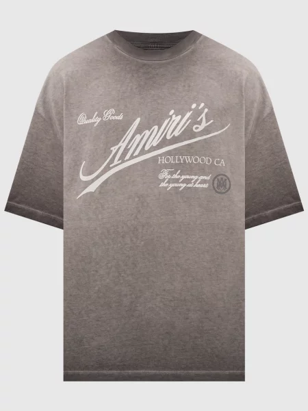 Футболка QUALITY GOODS Amiri сіра