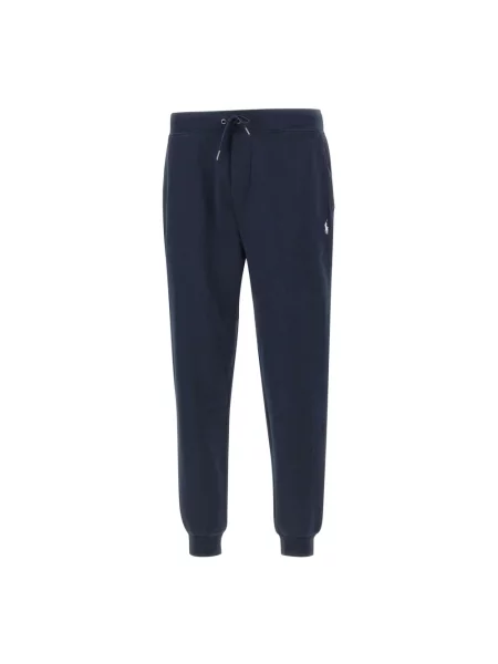 Dzianinowe joggery Polo Ralph Lauren niebieskie