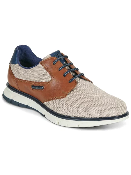 Derby Bugatti z vezalkami bež