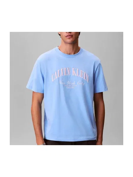 Tričko Calvin Klein Jeans modrá
