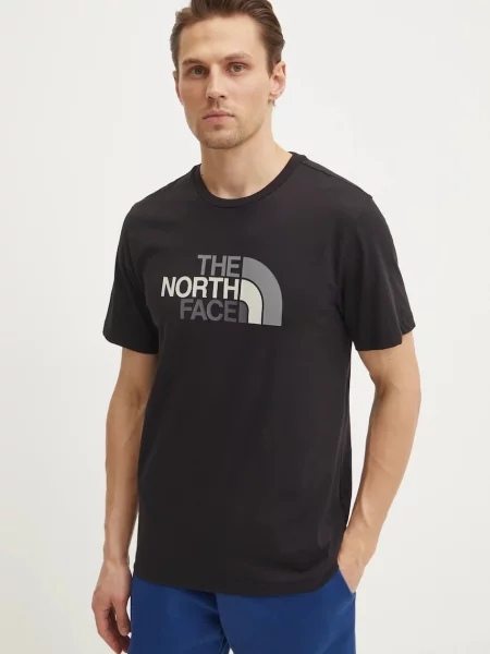 Тениска The North Face Easy с принт черно