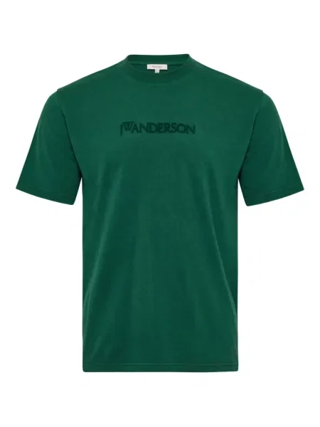Tricou Jw Anderson cu broderie verde