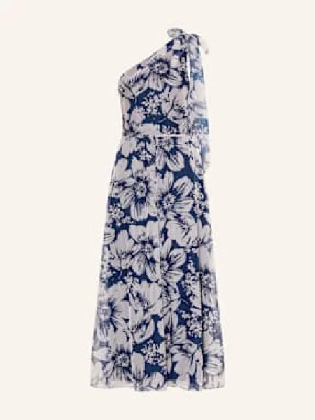 Adrianna Papell One-Shoulder Overal tmavě modrá/ světle fialová modrý