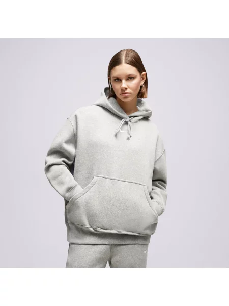 Nike Bluza Z Kapturem W Nsw Phnx Flc Os Po Hoodie szara