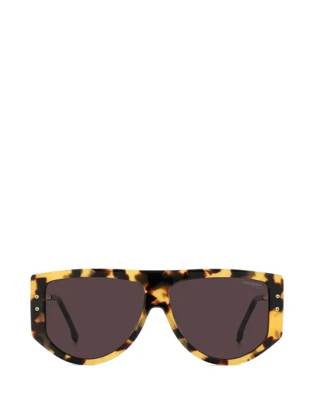 Ochelari de soare Carrera cu imprimeu geometric maro