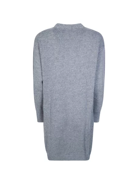 Rochie mini Antonelli cu paiete tricotate gri