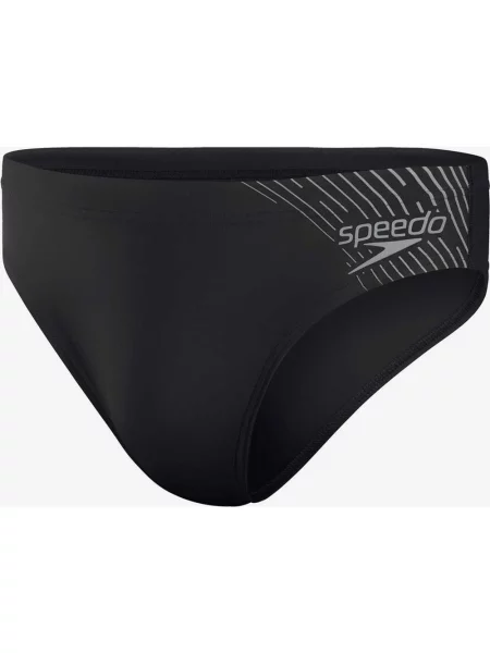 Kąpielówki Speedo Medley Logo Brief czarno-szare 26 czarne
