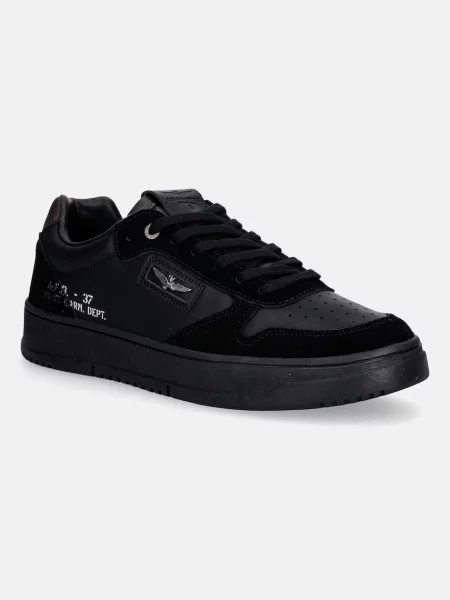 Aeronautica Militare sneakers din piele SNEAKERS negru