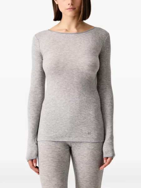 Lung top Chantelle tricotate gri