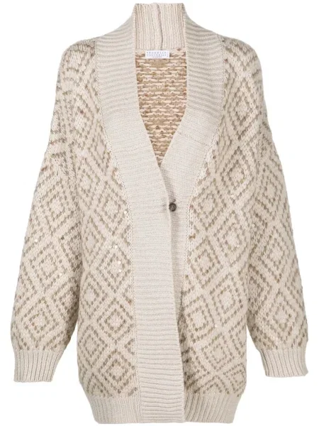 Cardigan Brunello Cucinelli tricotate