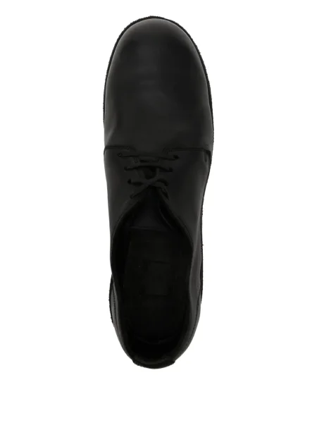 Pantofi derby Guidi din piele negru