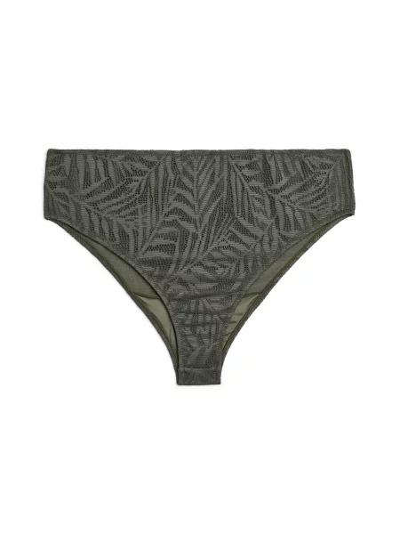 Swim by Zizzi Slip costum de baie Serina închis verde