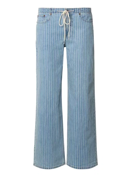 Abercrombie & Fitch Jeans albastru denim / murdar alb