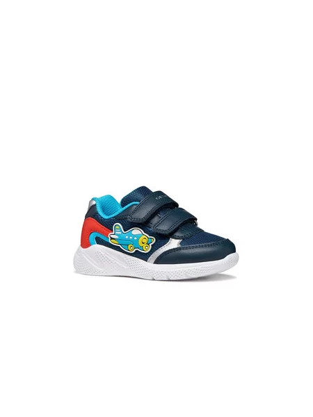 Sneakersy Geox B Sprintye Boy M Tmavomodrá