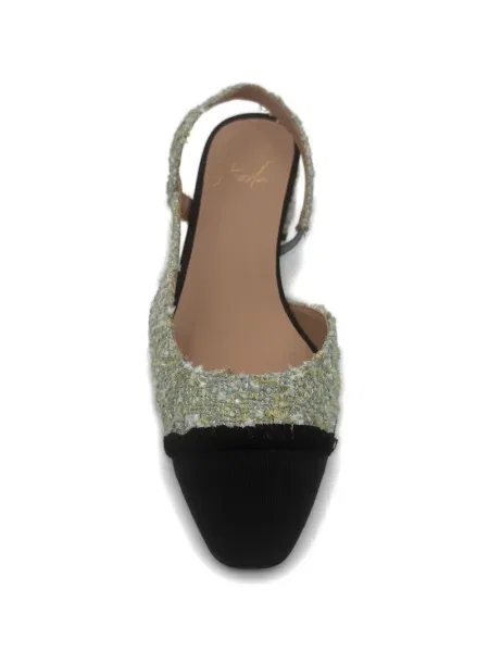 Pantofi cu toc Roberto Festa slingback gri