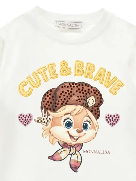 Koszulka dziecięca Monnalisa biała