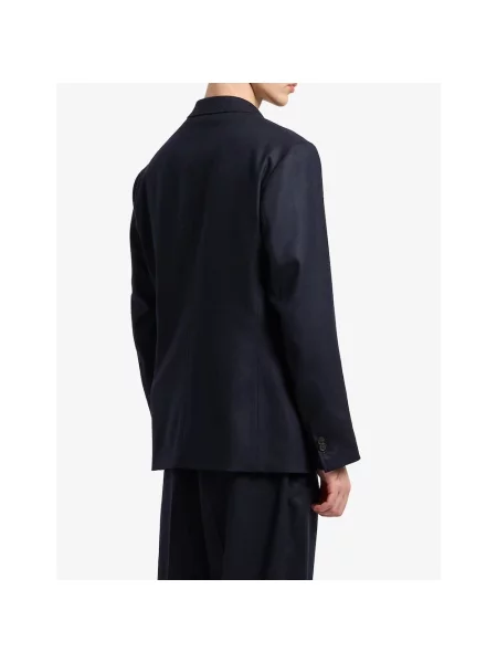 Marynarka Emporio Armani wełniana niebieska
