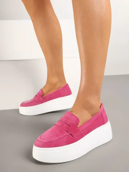 Mocasini Eleanine Fucsia roz