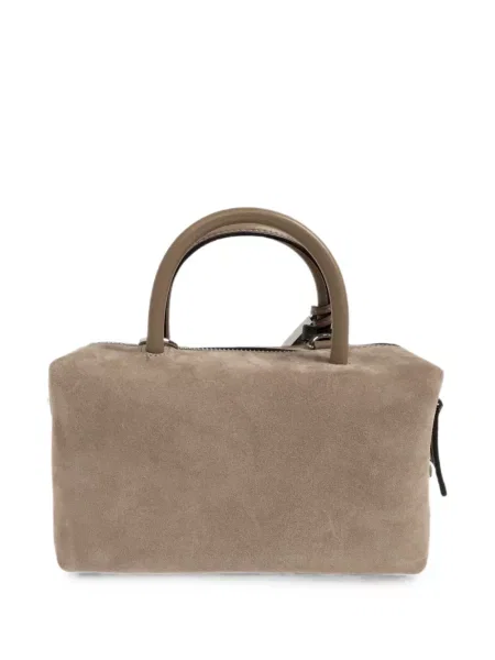 Geantă shopper Max Mara din piele de căprioară