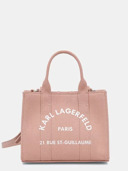 Geanta crossbody Karl Lagerfeld roz