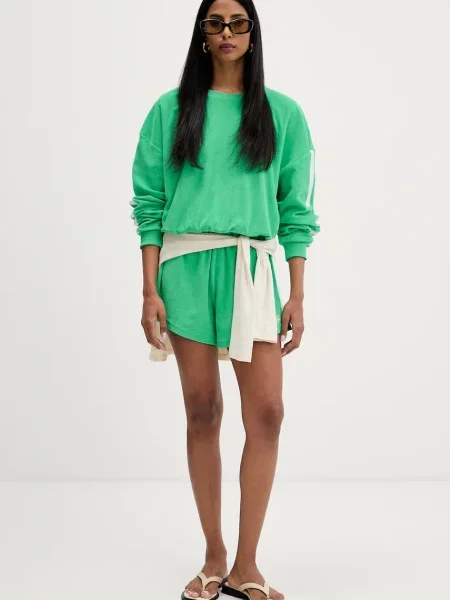 Rip Curl hanorac oversized pentru femei cu verde